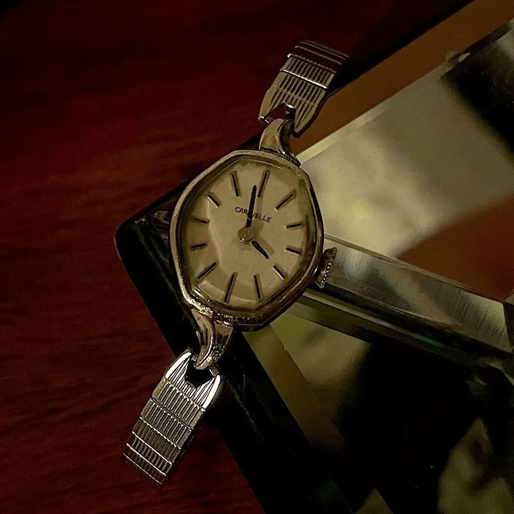 Caravelle Vintage Silver Watch GORGEOUS